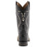 Фото #3 товара Ferrini Teju Lizard Square Toe Cowboy Mens Black Dress Boots 11193-04