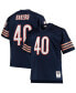 Фото #4 товара Men's Gale Sayers Navy Chicago Bears Big and Tall 1969 Retired Player Replica Jersey