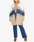 Фото #3 товара Plus Size Camryn Hooded Cardigan Sweater
