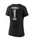 ფოტო #4 პროდუქტის Women's Black Las Vegas Raiders Team Mother's Day V-Neck T-shirt