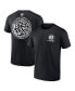 Фото #2 товара Men's Black Brooklyn Nets Basketball Street Collective T-shirt