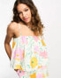 Фото #1 товара Object cami top co-ord in pink and yellow floral print