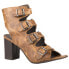 Фото #1 товара Roper Milo Gladiator Block Heels Womens Brown Dress Casual 09-021-0946-2731