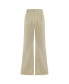 ფოტო #4 პროდუქტის Women's Wide Leg Jeans with Zipper Detail at Waist