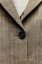 Zw collection striped linen blazer