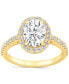 Certified Lab Grown Diamond Halo Engagement Ring (2-1/2 ct. t.w.) in 14k Gold