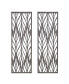 Фото #5 товара Florian Grey Laser Cut Wood 2-Piece Panel Wall Decor Set