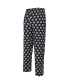 ფოტო #2 პროდუქტის Men's Black Brooklyn Nets Allover Logo Print Gauge Sleep Pants