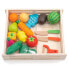 Фото #3 товара Деревянные овощи и фрукты ROBIN COOL Мультицветные игрушки с методикой Монтессори