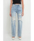 ფოტო #3 პროდუქტის Women's Destroyed Jeans