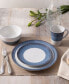 Colorscapes Layers Coupe Dinner Plate Set of 4, 11"