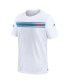 Фото #3 товара Men's White Tennessee Titans Oilers Throwback Sideline Coach Alternate Performance T-shirt