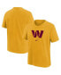 Big Boys Gold Washington Commanders Team Logo T-shirt