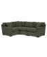 Фото #16 товара Radley Fabric 4-Pc. Sectional Sofa with Corner Piece, Created for Macy's