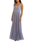 Halston Maycee Gown Women's Blue 6