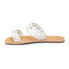 Фото #3 товара BEACH by Matisse Amalia Flat Womens White Casual Sandals AMALIA-100