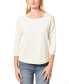 ფოტო #1 პროდუქტის Women's Boat-Neck Button-Back Sweater