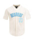 Фото #3 товара Men's Justin Herbert Cream Los Angeles Chargers Name Number Triple Tonal Button-Up Baseball Jersey