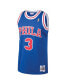 ფოტო #5 პროდუქტის Men's Allen Iverson Royal Philadelphia 76ers 1996-97 Hardwood Classics Swingman Jersey