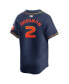 Фото #3 товара Men's Alex Bregman Navy Houston Astros City Connect Limited Player Jersey