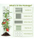 2-Pack Garden Trellis 56" Plant Support & Tomato Cages with Adjustable Height