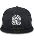 Фото #2 товара Men's Black New York Yankees 2024 Clubhouse 59FIFTY Fitted Hat
