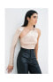 Фото #3 товара Women's Manhattan Metallic One Shoulder Top