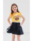 Фото #3 товара Queen Bee Girls Mesh Dress Toddler to Big Kid