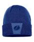 Фото #1 товара Men's Blue Tampa Bay Lightning Authentic Pro Road Cuffed Knit Hat