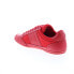 Lacoste Chaymon 123 3 US CMA Mens Red Leather Lifestyle Sneakers Shoes