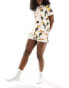 Фото #1 товара Chelsea Peers cotton t shirt and short set in colourful toucan print