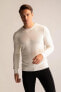 Фото #1 товара Свитер Defacto Regular Fit Reversible Knit