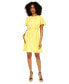 ფოტო #1 პროდუქტის Women's Animal-Print Smocked-Waist Dress