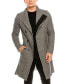 ფოტო #4 პროდუქტის Men's Modern Asymmetrical Raw Edge Rebel Cardigan Sweater