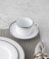 Silver Colonnade 4 Piece Cup Set, Service for 4