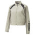 Фото #1 товара Puma Fit Woven Fashion Training Full Zip Jacket Womens Beige Casual Athletic Out
