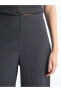 Фото #3 товара LCW Vision Beli Lastikli Düz Geniş Paça Kadın Pantolon