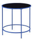 Фото #1 товара Vardo Glass Top Side Table