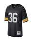 Фото #3 товара Men's Jerome Bettis Black Pittsburgh Steelers Big and Tall 1996 Retired Player Replica Jersey