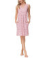 ფოტო #1 პროდუქტის Women's Printed V-neck Sleepshirt Nightgown