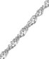Фото #2 товара Italian Gold perfectina 18" Chain Necklace (1-1/3mm) in 14k White Gold