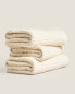 Waffle-knit cotton towel