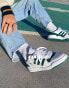 Фото #1 товара adidas Originals Forum Low trainers in white and collegiate green