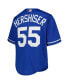 Фото #1 товара Big Boys and Girls Orel Hershiser Royal Los Angeles Dodgers Cooperstown Collection Mesh Batting Practice Jersey