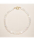 Фото #1 товара 18K Gold Plated Freshwater Pearls - Pete Necklace 17" For Unisex