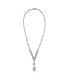 Фото #2 товара Sterling Silver Cubic Zirconia White Gold Plated Majestic Necklace