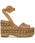 Фото #2 товара Women's Amber Two-Piece Sculpted Platform Wedge Sandals