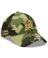 Фото #2 товара Men's Camo Miami Marlins 2022 Armed Forces Day 39Thirty Flex Hat