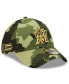 ფოტო #2 პროდუქტის Men's Camo Miami Marlins 2022 Armed Forces Day 39Thirty Flex Hat