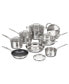 Chef's Classic Stainless Steel 13 Piece Cookware Set